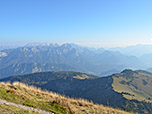 Blick zu dem Berchtesgadener Alpen, ...
