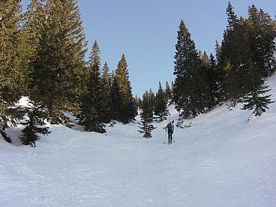 Unterwegs zum Rücken