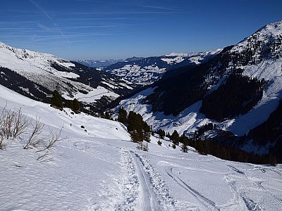 Der Blick Richtung Zillertal im Nordosten