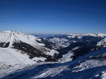 Die Aussicht nach Nordosten zum Zillertal