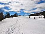 Über den breiten Rücken wandern wir westwärts