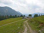 Blick zurück zur Hofbauernalm