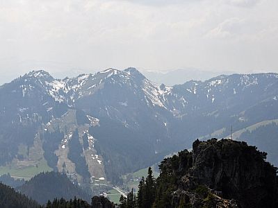 Blick über den Zinken zum Spieser