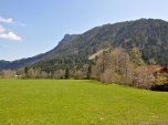 Unser Berg vom Parkplatz aus