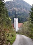 zurück zur Kirche von Unterjoch und ...