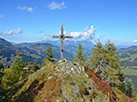 Das Gipfelkreuz der Spießnägel