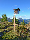 Stempelstelle am Gipfel