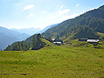 Blick zurück zur Südwiener Hütte