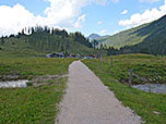 Blick zurück zur Vordergnadenalm