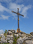 Gipfelkreuz am Spitzstein