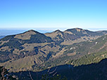 Blick zu Feichteck, Karkopf und Hochries