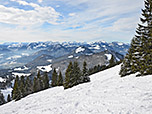 Blick über das Inntal zum Wendelstein