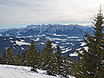 Blick zum Kaisergebirge