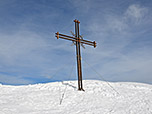 Das Gipfelkreuz am Spitzstein