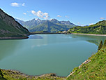 Blick auf den Spullersee...