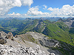 Blick zu den Lechtaler Alpen...