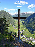 Das Gipfelkreuz der Stafflacher Wand