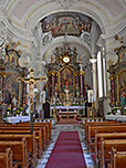 Zum Schluss sollte ein Besuch der Kirche in St. Jodok nicht fehlen