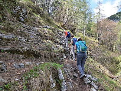 ... wird es ein wenig felsiger