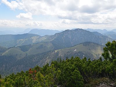 Im Süden das Trainsjoch