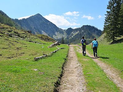 ... , dann können wir nochmal unseren Gipfel von Osten sehen.