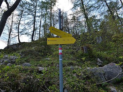 Die Rosengasse ist hier ausgeschildert