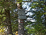 Wegweiser am Stolzeneck