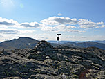 Am Storehorn-Gipfel