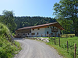 ...und erreichen die Haideralm