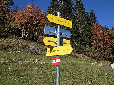 Der Stubnerkogel ist immer gut ausgeschildert