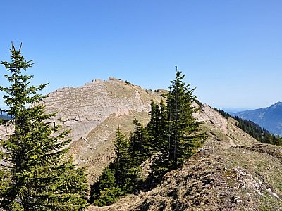Blick zurück auf das Kraxelstück