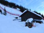 Hinter der Trögelhütte ...