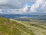 Blick hinunter zum Furusjøen