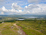 Ein erster Blick hinunter zum Furusjøen