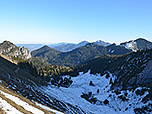 Blick zum Friedenrath und zur Hochplatte