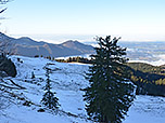 ...in Richtung Schlechtenbergalm und Gorialm ein