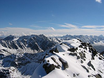 Blick in die Stubaier Alpen