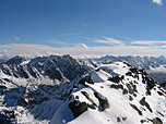 Blick in die Stubaier Alpen