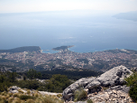 Immer wieder der Blick auf die Buchten von Makarska 