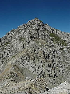 Blick zurück zum Vorderen Tajakopf