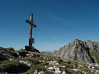 Gipfelkreuz Hinterer Tajakopf