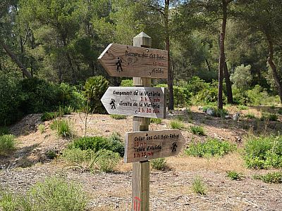 ... kommen wir zu dem Abzweig zum Campingplatz.