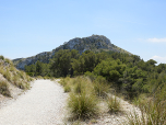 Wir wandern direkt auf den Talaia D