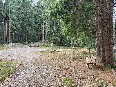 ...der uns zu einer Kreuzung bringt