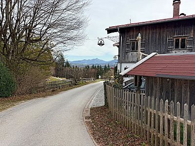 ...und wir erreichen den Berggasthof Taubenberg
