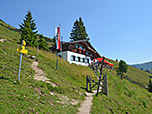 ...und erreichen nach gut 1 ¼ Stunden die Dr.-Heinrich-Hackel-Hütte