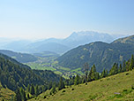 Blick von der Hackelhütte zum Hochkönig