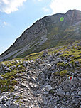 Wir biegen links Richtung Eiskogel ab