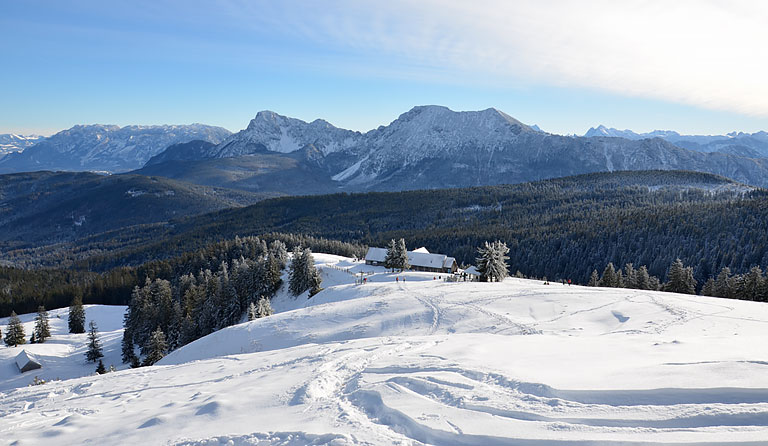 Teisenberg (1333 m) und Stoißer Alm von Neukirchen