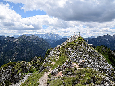 Der Teufelstättkopf vom Nebengipfel